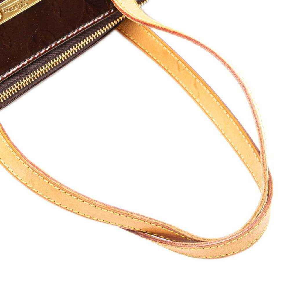 LOUIS VUITTON Authentic Brown Monogram Leather Shoulder Bag - Picture 8 of 14